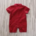 Gentlemen Baby Boy Newborn Bowtie Stripe Romper Bodysuit Outfits Clothes Set. 