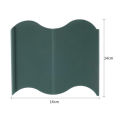 Green Garden Plastic Lawn Edge Weather Resistant Edge Plastic Green Lawn Edging Border Fence 20pcs Lawn Path Grass Flower. 