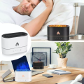 250ml USB Flame Air Humidifier | Flame Aromatherapy Machine | Essential Oil Aroma Diffuser | 3D Fire Mist Home Décor. 