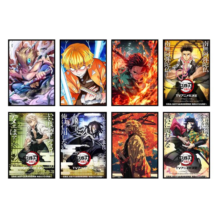 A3/A4%20Size%20Framed%20wall%20posters%20demon%20slayer%20anime%20wall%20posters%20wall%20decorations%20for%20any%20room%20-%20Image%202