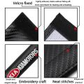 2pcs Carbon Fiber Seat Belt Covers Car Shoulder Pad Protection for Mini Cooper S One d F54 F56 F60 R56 R60. 