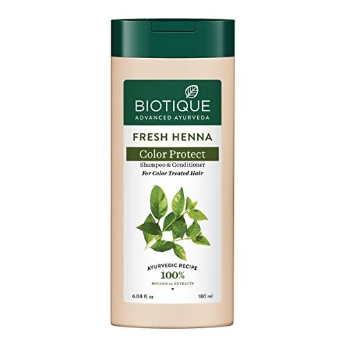 Biotique Bio Henna Leaf Fresh Texture Shampoo & Conditioner, 180 ml(FROM INDIA)
