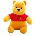 "Pooh Teddy Bear - Available in Both Small and Large Sizes, Perfect for Any Occasion!". 