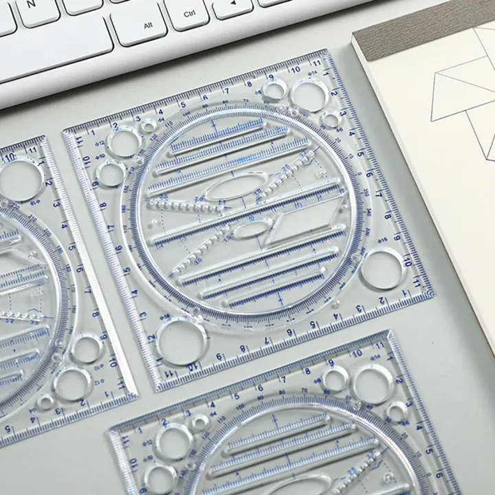 Multifunction%20Rotatable%20Drawing%20Template%20Art%20Design%20Construction%20Architect%20Stereo%20Geometry%20Circle%20Drafting%20Measuring%20Scale%20Ruler%20-%20Image%202