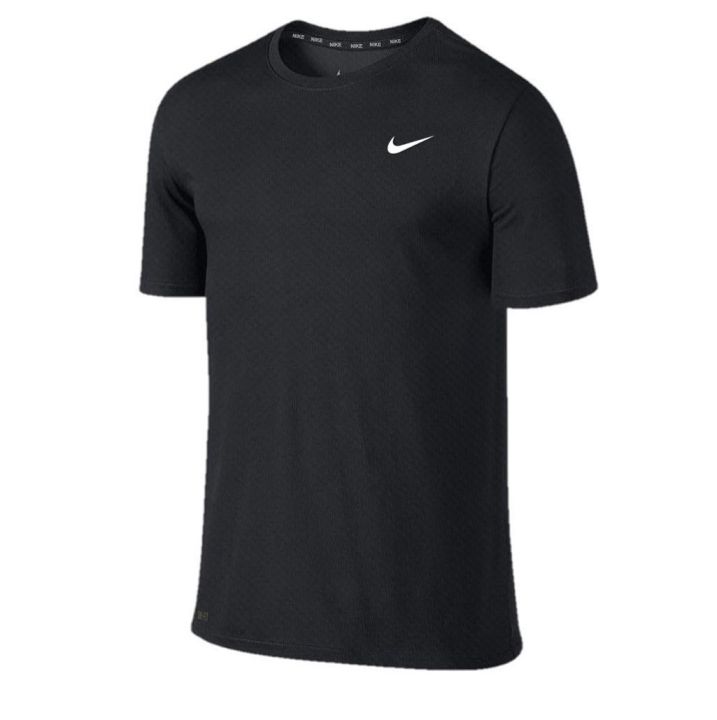 Nike t shirt Drifit Breathable Men s t shirt Slim Fit Power Tech New black and White