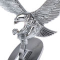 Car Front Cover Chrome Hood Ornament Badge 3D Emblem Angel Eagle For Auto Car. 