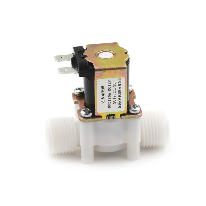 1/2" N/C Electric Solenoid Valve 12V Magnetic Water Air Normally Closed