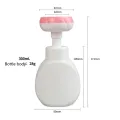 300ml cat paw/flower foam bottle PE flower cat paw pump head hand sanitizer bottle cat paw pump head foam mousse bottle. 