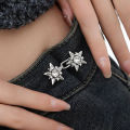 Star Shape Pants Waist Tightener Buckle Adjuster Waistband Jean Buttons Pin Acc QUANYIN. 
