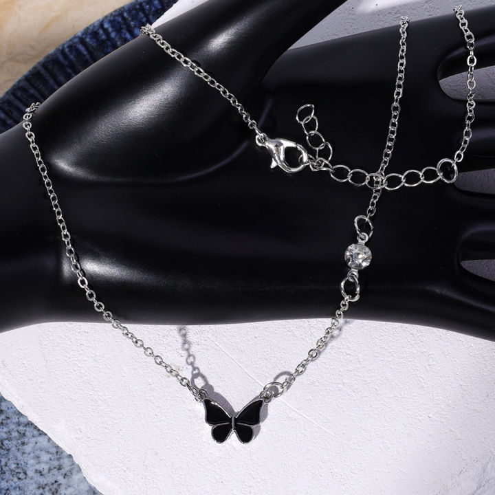 Light%20Luxury%20Hundred%20Black%20Butterfly%20Pendant%20Necklace%20Temperament%20Collarbone%20Chain%20Female%20-%20Image%203
