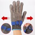 Stainless Steel Gloves Anti-Cut Safety Cut Resistant Hand Protective Metal Meat Mesh Glove For Butcher Wire Knife Proof Stab. 