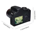 Vlog Camera Photography 16X Digital Zoom 1080P HD SLR Camera. 
