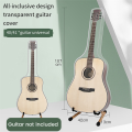 1 PCS Guitar Dust Cover Transparent Translucent PVC Dust-Proof Waterproof Acoustic Electric Guitar Cover Protective Storage Bag. 