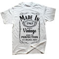 New style summer t shirt men made in 1965 vintage T-shirt Born 1965 birthday age year gift top funny casual tee shirts. 