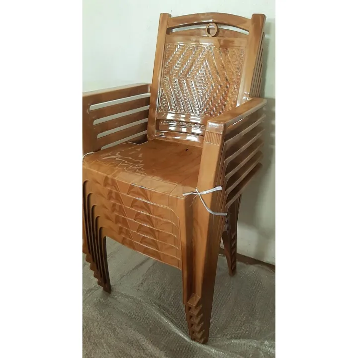 Piyestra Plastic Veranda Chair - 6 chairs