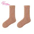 Muses Mall Solid Color Socks Cozy Plush Winter Socks Warm Breathable Uni Accessories for Autumn Versatile Thickened Design Super Soft Polyester Socks. 