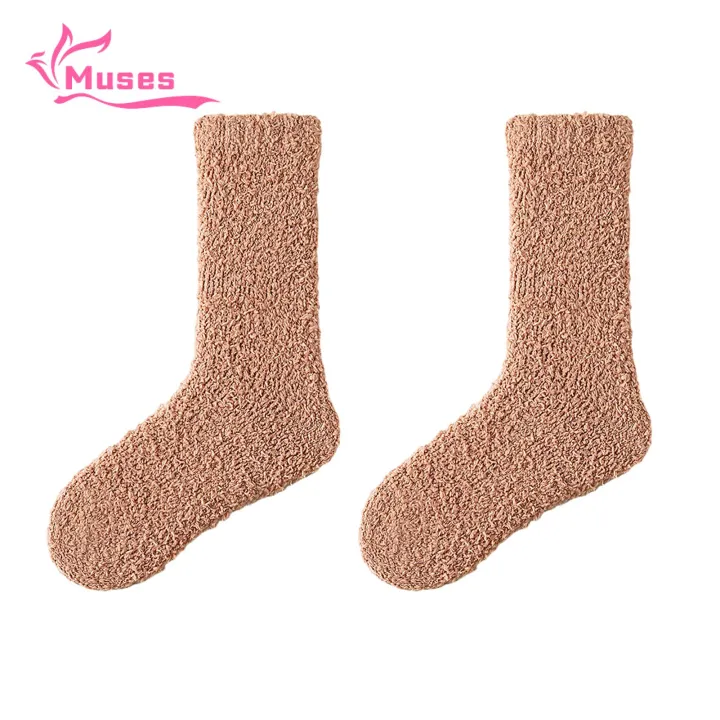 Muses%20Mall%20Solid%20Color%20Socks%20Cozy%20Plush%20Winter%20Socks%20Warm%20Breathable%20Uni%20Accessories%20for%20Autumn%20Versatile%20Thickened%20Design%20Super%20Soft%20Polyester%20Socks%20-%20Image%203