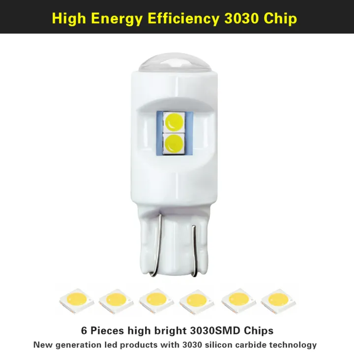 2Pieces(model%EF%BC%9Aice%20blue)%20T10%203030%206SMD%20W5W%20168%20Wedge%20Door%20Instrument%20Side%20Bulb%20Lamp%20Parking%20Light%20Position%20light%20DRL%20For%20Car%20motorcycle%20motor%20Auto%20LED%20-%20Image%205