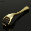 Wenefang 540 jarum Titanium Microneedle Derma Roller terapi kulit mikro Golden 0.25-2.5mm. 