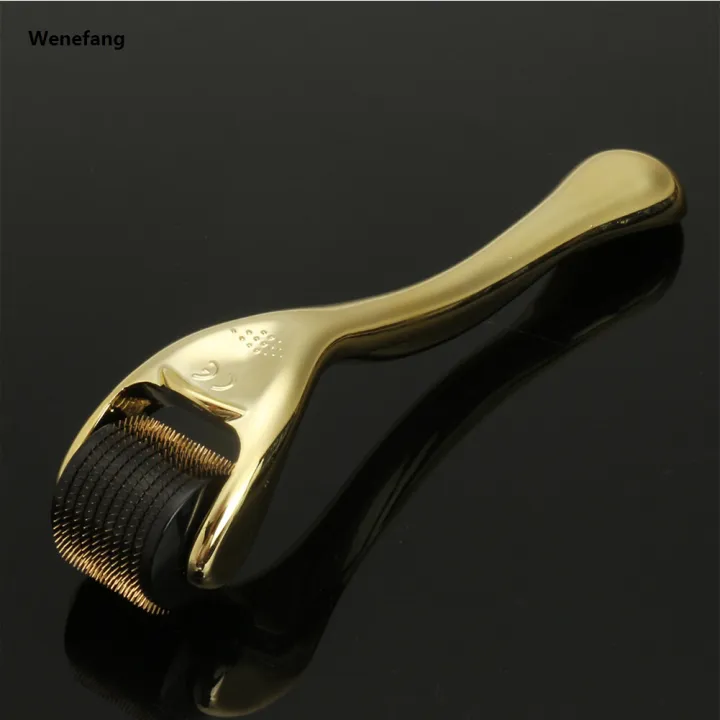 Wenefang%20540%20jarum%20Titanium%20Microneedle%20Derma%20Roller%20terapi%20kulit%20mikro%20Golden%200.25-2.5mm%20-%20Image%206