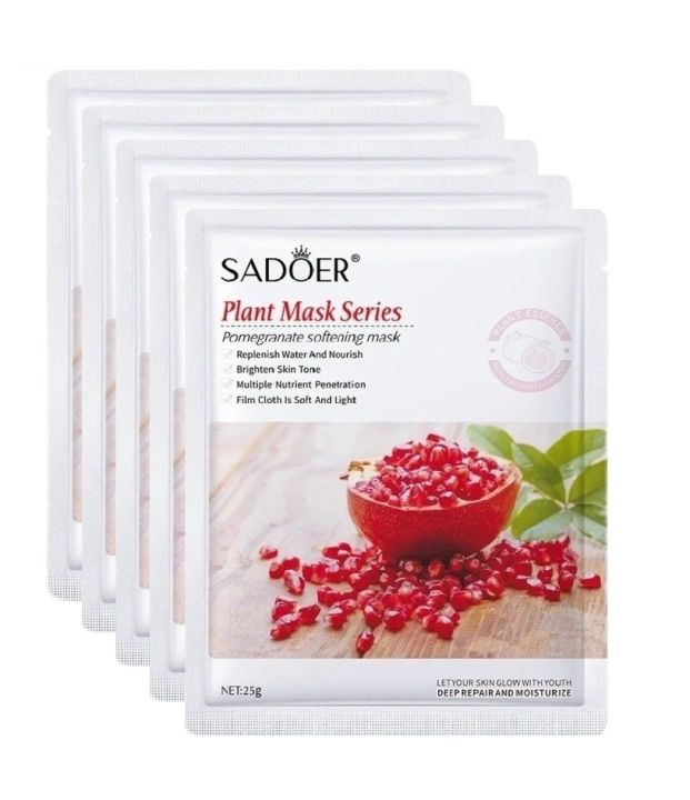 SADOER%20Plant%20Mask%20Series%20Face%20Mask%20Sheet%205%20Piece%20Pack%20Suitable%20for%20All%20Skin%20Types,%20for%20Men%20&%20Women%20-%20Image%204