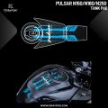 Bajaj Pulsar N160 Tank Pad Sticker and Fuel Cap Sticker Silicon Glossy Rubber Scratches protector Shock Absorb Tank Guard. 