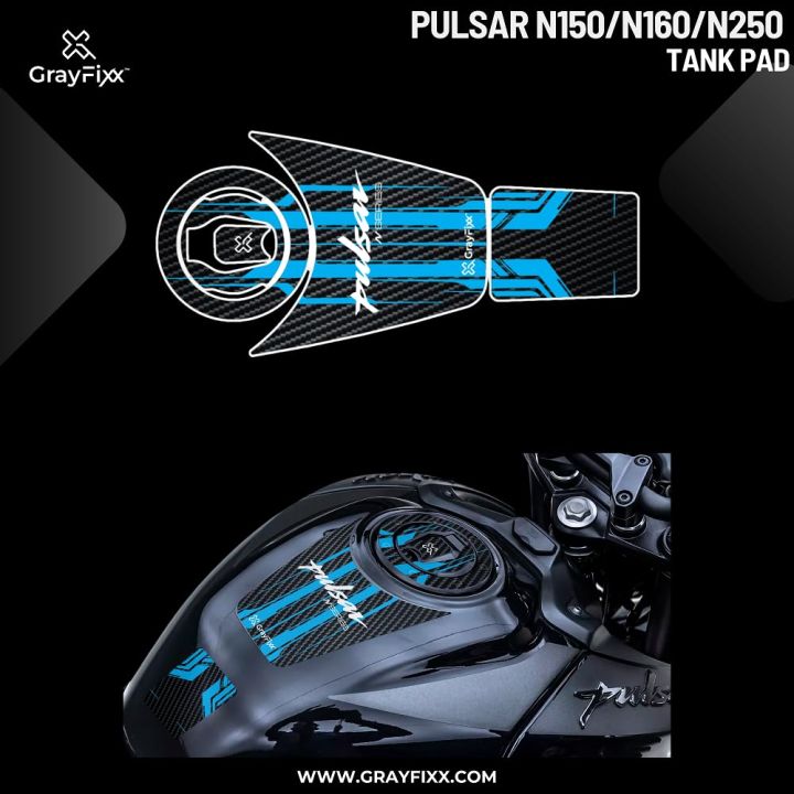 Bajaj%20Pulsar%20N160%20Tank%20Pad%20Sticker%20and%20Fuel%20Cap%20Sticker%20Silicon%20Glossy%20Rubber%20Scratches%20protector%20Shock%20Absorb%20Tank%20Guard%20-%20Image%203