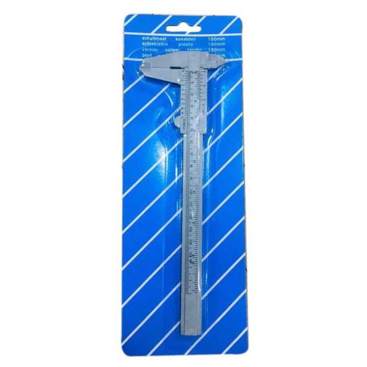 Plastic 0-150mm 0.05mm Vernier Caliper Gauge Measurement Calipers Micrometer Measuring Tools