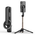 Portable Magnetic Selfie Stick Tripod for Magsafe iPhone 14 13 12 Handheld Stabilizer Rod with Remote Controller for Samsung. 