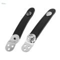 Black Accordion Bellows Straps with Metal Extension Film for Accordion 8.2cm. 