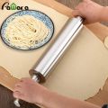 Stainless Steel Rolling Pin Non-stick Pastry Dough Roller Kitchen Accessories Cake Roller Dough Roller pizza tools  pasta tools. 