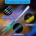 【Lumvis】Colorful optical fiber stick, star moon stick, glow stick, glow stick, magic stick, glitter stick, acrylic bubble star. 