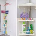Bathroom Multi Corner Shelf Corner Stand - 320cm. 