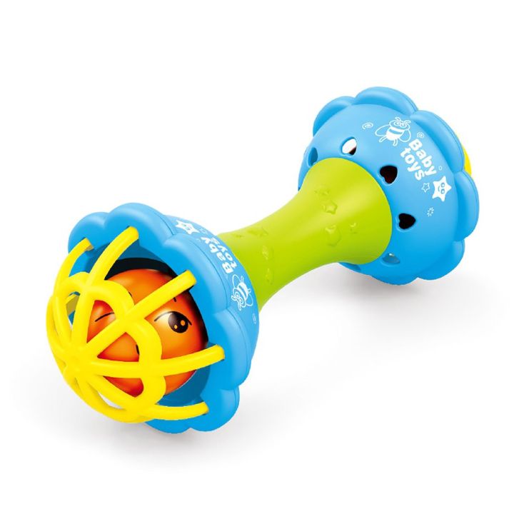 Newborn Rattle Baby Hand Grasping Molar Children Rattle Comfort Toys multicolor Daraz.lk