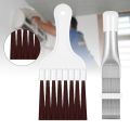 3Pcs Air Conditioner Manual Cleaning Tool Stainless Steel Fin Comb Radiator Air Conditioner Condenser Cleaning Brush. 
