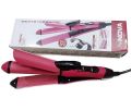 Professional Nova NHC-2009 2-in-1 Hair Styling Tool for Women - Advanced Hair Straightener and Curler with Quick Heat-Up for Salon-Quality Results. 