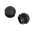 Spreeshop 4 Pcs 25mm Dia Plastic Round Tube Inserts End Blanking Caps Black. 