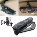 Car Auto Sun Visor Glasses Card Clip Sunglasses Ticket Receipt Storage Holder Soft Pad Jaws Adjusts Eyeglasses Securely. 