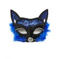 【HUT】 Sexy Leather Cat Mask Women Masquerade Mask Women Girls Sexy Lace Black Cat Eye Mask For Cosplay Christmas Halloween Party. 