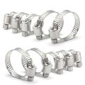 6-29mm Worm Gear Hose Lock for Water Pipe Plumbing/ Adjustable Stainless Steel Screw Band Hose Clamps / Worm Gear Clip Hose Clamp/ Car Fuel Hose Clamps Pipe Clamp. 