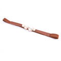 Creative Pearl Buckle Belt PU Leather Dress Skirt Waist Elastic Thin Women Belts. 