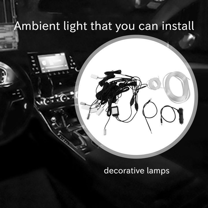 10%20in%201%20RGB%20LED%20with%208M%20Interior%20Decoration%20Car%20Fiber%20Optic%20Strip%20Light%20By%20App%20Control%2012V%20Decorative%20Atmosphere%20Lamps%20Universal%20-%20Image%203