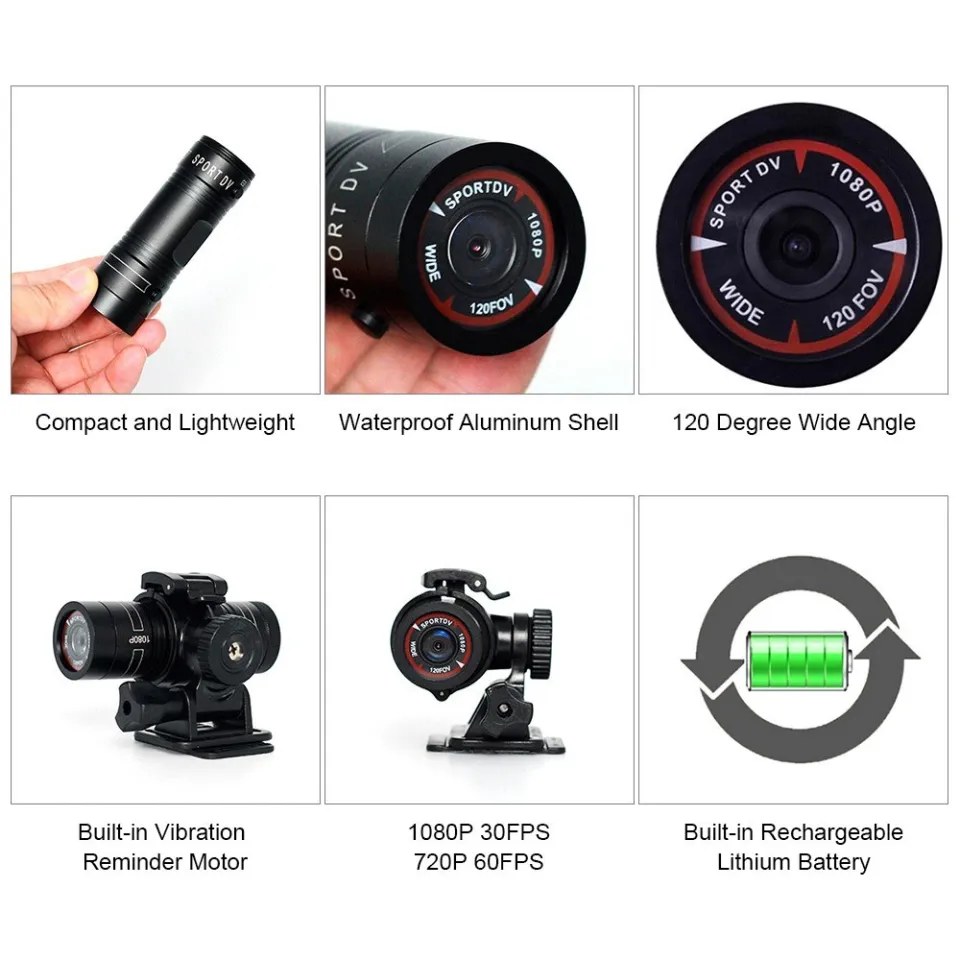 Motorcycle Camera 12leds 2mp Stainless Steel Underwater Cctv