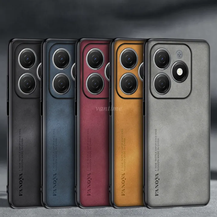 Vantime%20for%20Tecno%20Spark%20Go%202024%20/%20Spark%2020C%20/%20Spark%2020%20Case%20Soft%20Pure%20Leather%20Slim%20Matte%20Back%20Cover%20-%20Image%207