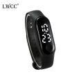 Lwcc M3 Colorful Led Digital Watch Unisex Sport Rubber Watch Band Relo. 