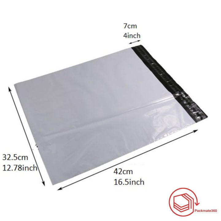 100%20Large%20Courier%20Bags%20Flyers%20Poly%20Mailer%20Plastic%20Envelopes%20-%20Matte%20White%20-%2032cmX%2042cm%20-%20Image%204