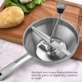 Stainless Steel Rotary Food Mill Great for Making Puree or Soups of Vegetables Tomatoes Creative Home Kitchen Tools. 