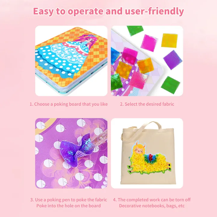 1%20Set%20Birthday%20Gifts%20For%20Kids%20Girl%20Children%20Fabric%20Poking%20Art%20DIY%20Puzzle%20Puncture%20Painting%20Kit%20Craft%20Toys%20Princess%20Poke%20Board%20Stickers%20-%20Image%204