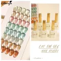 Monja 15ml Nail Cat Eye Magnetic Gel 8 Colors Golden Glitter Cat Eye's Gel Shiny Cat Eye Effect UV LED Soak Off Varnishes DIY Manicure Tools. 