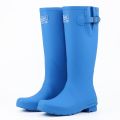 Spring and Summer Knee-High Rain Boots Non-Slip Men's and Women's Rubber Boots British Fashion Catch the Sea Rubber Boots Women's Western Style Slim Fit Riding Boots Shoe Cover. 